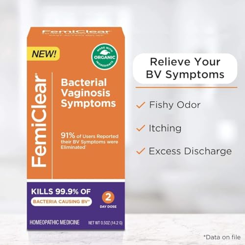 FemiClear (BV) Symptoms - Vaginal Ointment for Fishy Odor, Excess Discharge, Itching & Discomfort