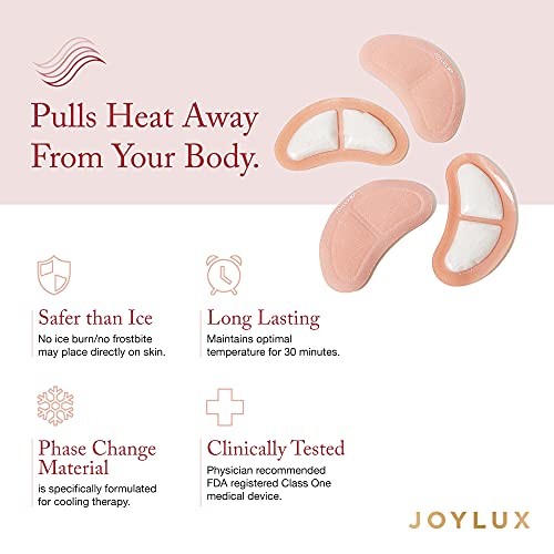 Joylux coldHER 80 Bra Inserts | Menopause Relief | Hot Flash Relief | Menopause Support, 80 Degrees