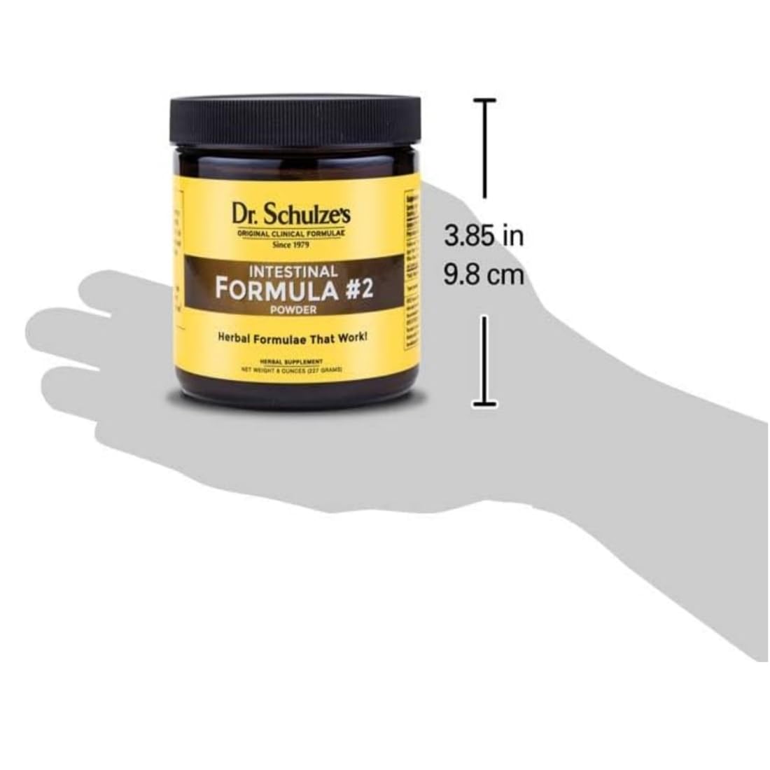 Dr. Schulze's Intestinal Formula #2 (8 Ounces) and Intestinal Formula #1 Capsules