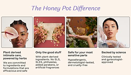 The Honey Pot Company - Feminine Anti-Itch Spray -at Home or On The Go Medicated Spray