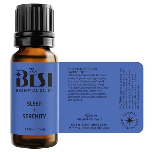 The Best Sleep + Serenity Essential Oil Blend- Premium Grade- 100% Pure & Natural for Aromatherapy