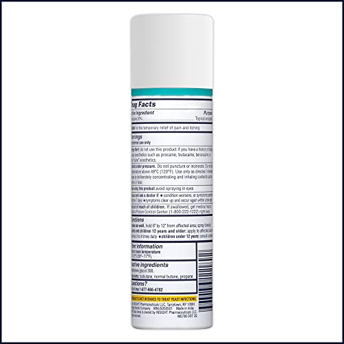 Monistat Instant Itch Relief Spray for Women, Maximum Strength Feminine Itch Care, 2 oz