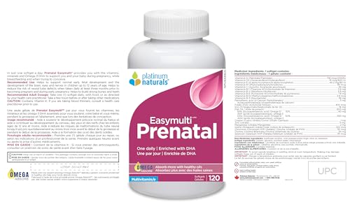 Platinum Naturals EasyMulti Prenatal, 120 CT