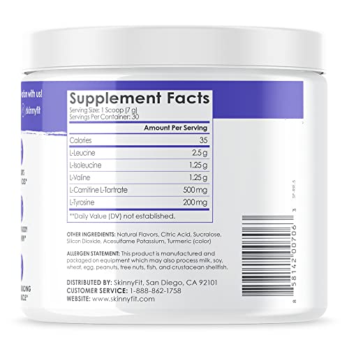 SkinnyFit Repair & Recover 30 Servings: BCAA Powder for Women, Branched Chain Amino