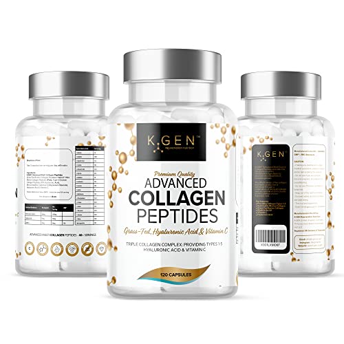 Pure Collagen Supplements Capsules Grass Fed Advanced Multi Collagen Peptides