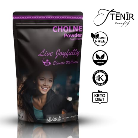TĒNĪR Essence of Life Pure Choline Food Grade | Non-GMO, Keto-Friendly | Postnatal Multivitamin