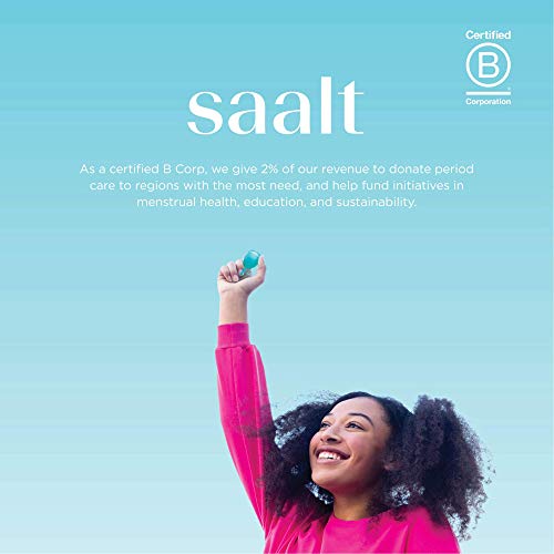 Saalt Teen Menstrual Cup - Best Sensitive Reusable Cup - Wear for 12 Hours - Tampon and Pad Alternative