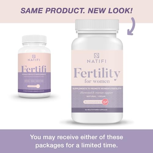 Natifi Conception Fertility Prenatal Vitamins Regulate Cycles, Balance Hormones, Aid Ovulation