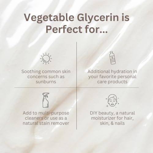 Vegetable Glycerine - 100% Pure, Cold Pressed - 32 fl oz - GreenHealth