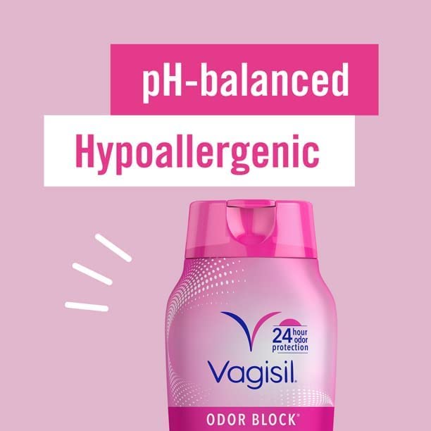 Vagisil Odor Block Daily Intimate Vaginal Wash 12 oz (Pack of 2)