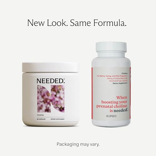 Needed. Prenatal Choline - Optimal Prenatal Choline Add On, 250Mg Talc-Free Filler, Heavy Metals