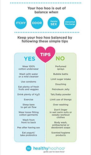 healthy hoohoo Gentle Feminine Foaming Cleanser - All Natural, Paraben- and Fragrance-free (5 fl oz)