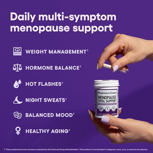 Physician's CHOICE Total Womens Menopause Support Bundle - Womens Probiotic 60ct
