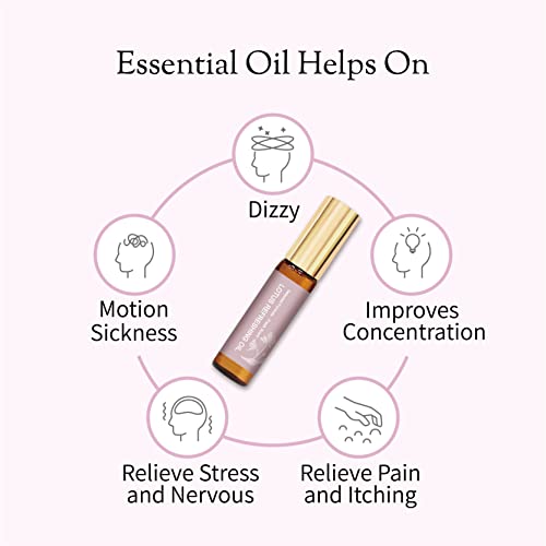 Don Du Ciel Organic and Kid-Friendly Lotus Essential Oil Blend Roll On for Stress Relief and Itch Relief