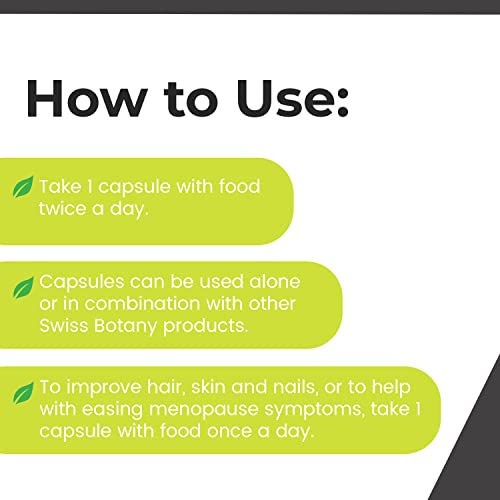 Swiss Botany Organic Pueraria Mirifica Breast Enhancement Pills for Women