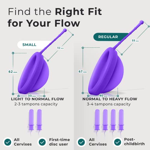 EcoBlossom Reusable Menstrual Disc with Removal String - The Most Reliable Medical Grade Silicone