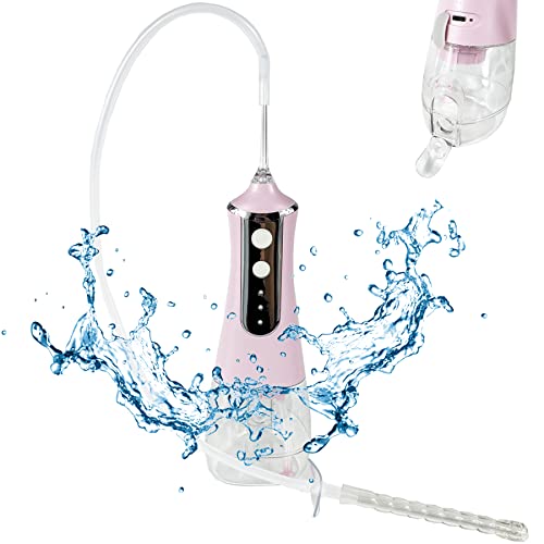 JZCXword Automatic Electric Enema Bulb with 3 Enemas Tip & 3 Mode 19.7in Silicone Tubing Anal