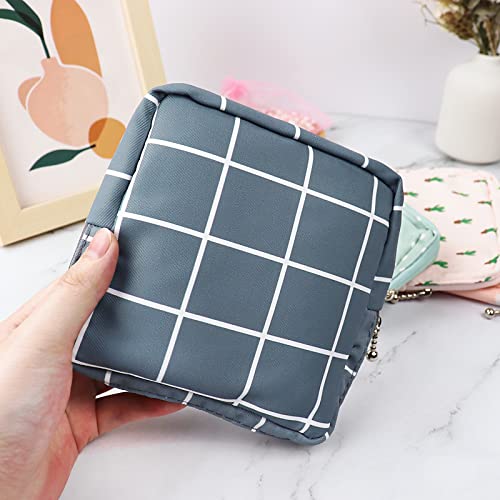 Sanitary Napkin Storage Bag,Portable Sanitary Napkin Storage Pouch Pack of 4 Reusable Menstrual Cup