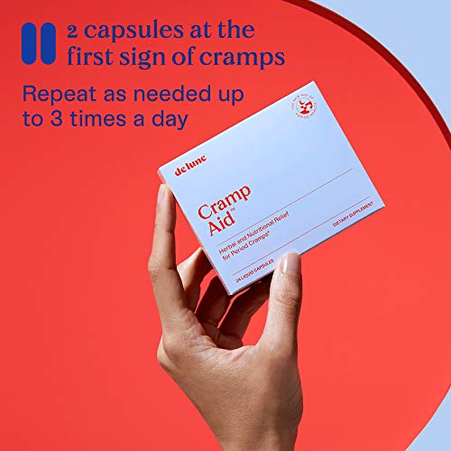 De Lune Cramp Aid, Herbal and Natural Relief for Period Cramps with Fenugreek Seed