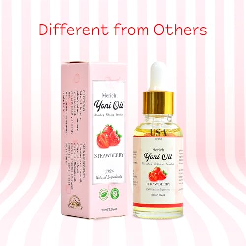 MERICH Natural Yoni Oil | Feminine Yoni Detox Oil | Naturally Scented Vaginal Oil | Restores pH Balance