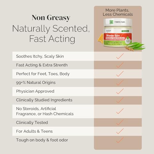 Tea Tree Oil Balm , Extra Strength, Pair Well with Jock Itch Cream, Spray, Athletes Foot