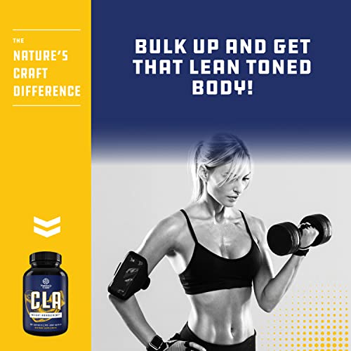 CLA Diet Weight Loss Pills - Women and Men - Pure Conjugated Linoleic Acid - Safflower