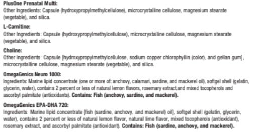 Metagenics PlusOne Daily Prenatal Packs (30 Packets)