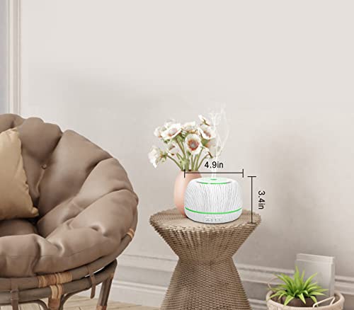 SEEDSEEL 300ML Essential Oil Diffuser, Remote Control Cool Mist Air Aromatherapy Diffuser