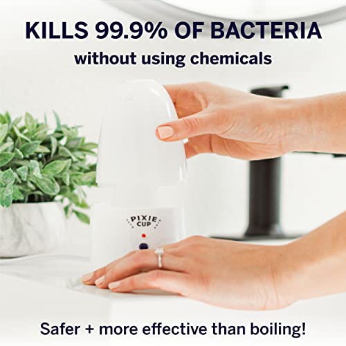 Pixie Menstrual Cup & Disc Steamer Sterilizer - Ranked 1 for The Best Steamer - Kills 99.9% of Germs