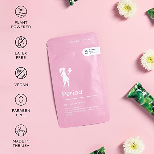 The Good Patch Menstrual and Period Support - Sustained Release Plant Powered Period Patch