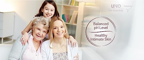 UNID Feminine Cleansing Mousse, pH balanced 3.8, plant-based, lactic acid, vitamin b5, foam