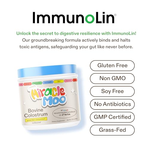 Colostrum Supplement for Gut Health, Hair Growth, Beauty and Immune Support