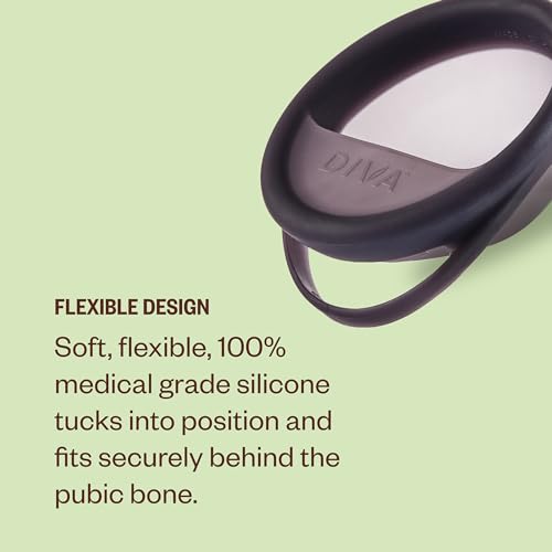 Diva Disc - Comfortable, Reusable Menstrual Disc with Leakproof Shield - Period Disc for Up to 12 Hours