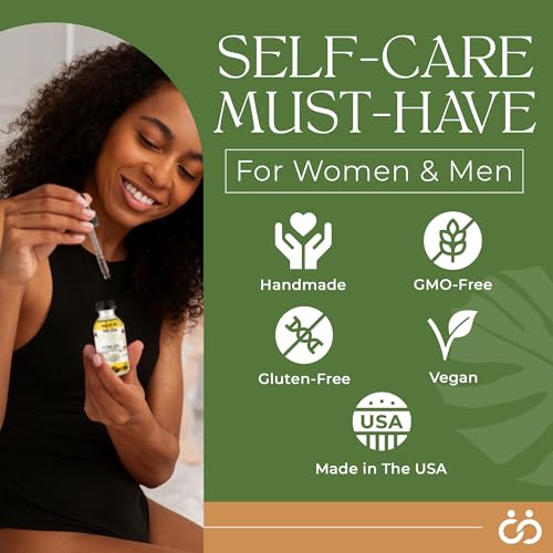 Natural Yoni Oil, Mint Fresh Feminine Care Oil, Reduces Odor, Restores pH Balance, All Natural, Herbal Yoni