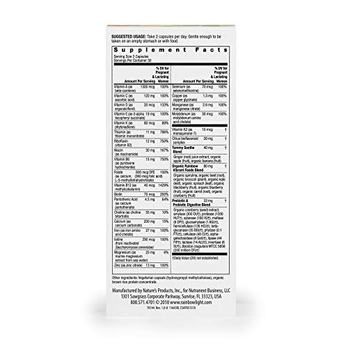 Rainbow Light Vibrance Trimester 3 Prenatal Multivitamin – 60 Count