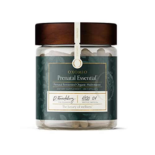 OXOMIO - Prenatal Essential - Prenatal Fermented Organic Multivitamin Higher bioavailability