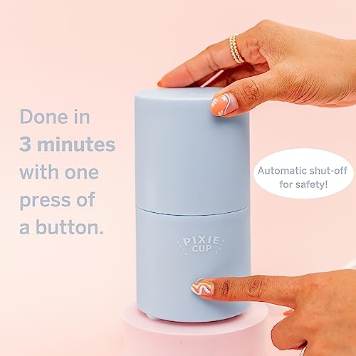 Pixie Menstrual Cup & Disc Steamer Sterilizer 2.0 - Kills 99.9% of Germs with Cleaner Steam