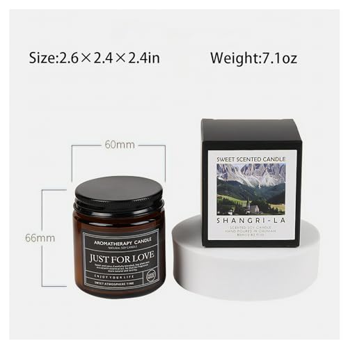 Candles for Home Scented Candle Gifts for Men Candles Clearance Amber Candle Jar Soy Wax Candles