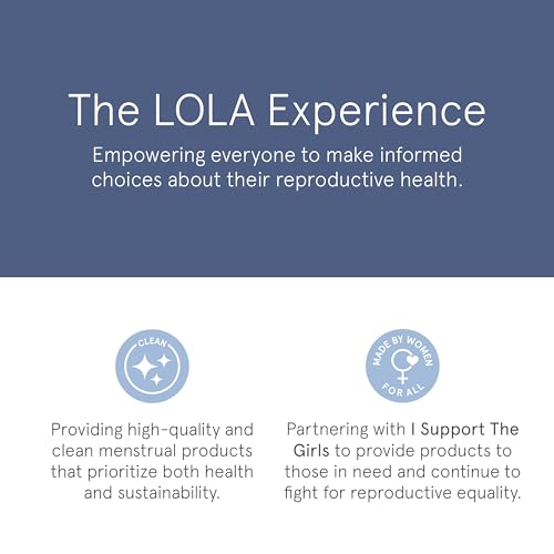 LOLA Organic Cotton Tampons, 8 Count - Tampons Regular, Period Feminine Hygiene Products
