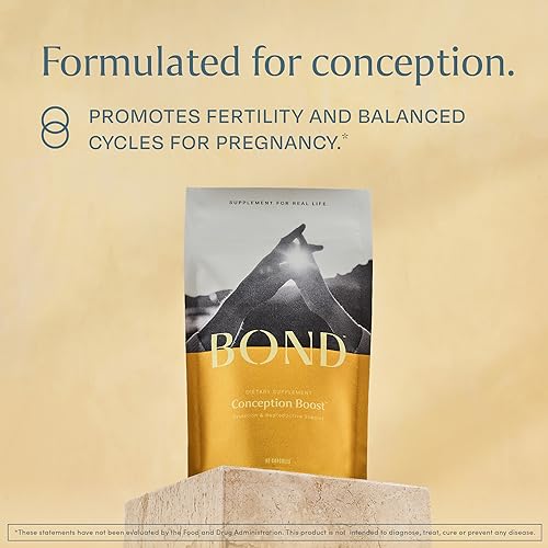 BOND Conception Boost: Fertility Supplements for Women for Ovulation, Egg Quality, and Fertility