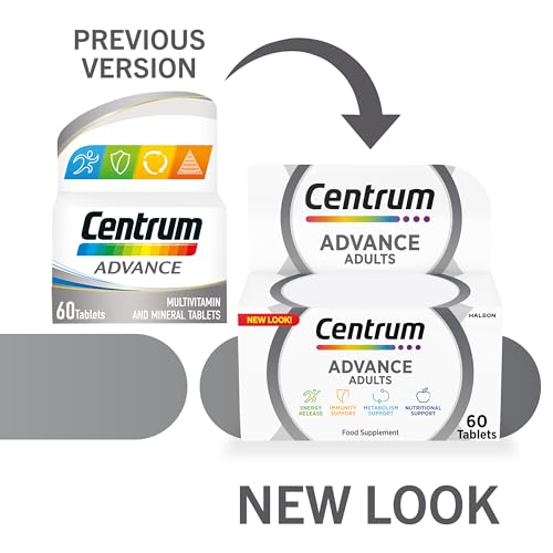 Centrum Advance Multivitamin & Mineral Supplements, 24 essential nutrients including