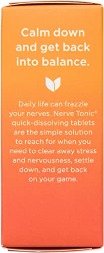 Hyland's Naturals Nerve Tonic Stress Relief Tablets, Natural Relief of Restlessness, Nervousness