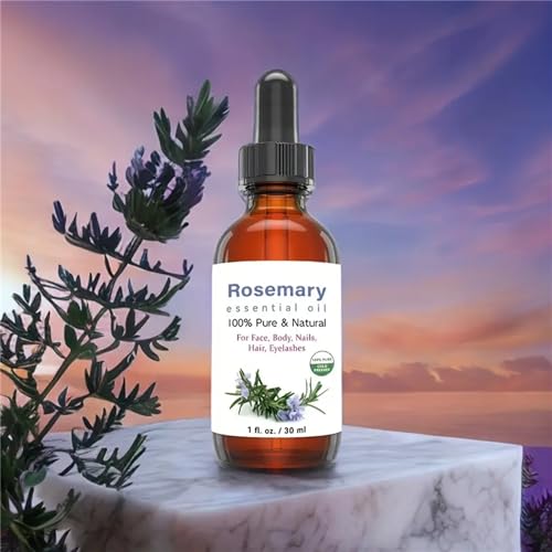 Rosemary Oil Organic Essential Natural Rosemary Oil for Hair, Pure Rosemary Essential Oil for Diffuser, 30ml