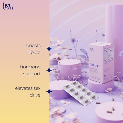 her own Passsion, Supports Libido Boost, Increases Arousal, Intimacy and Mood Support, Balances Hormones