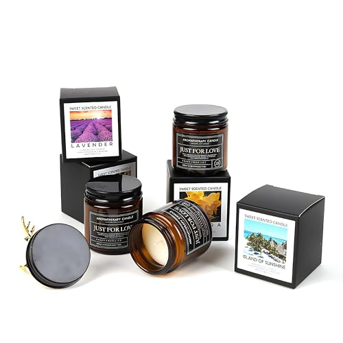 Candles for Home Scented Candle Gifts for Men Candles Clearance Amber Candle Jar Soy Wax Candles