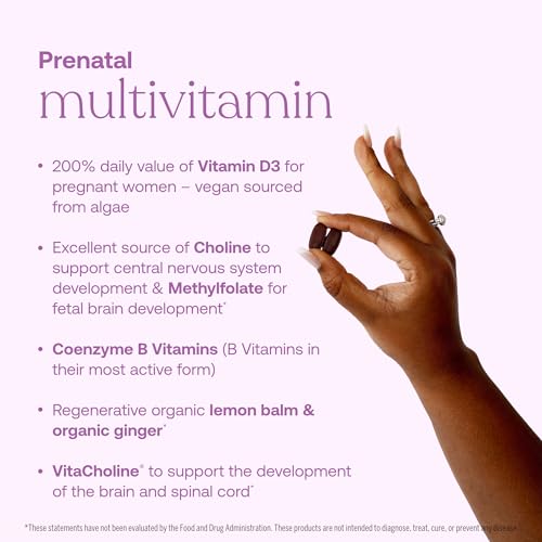 True Grace Prenatal Multivitamin - 60 Vegan Tablets - Supports a Healthy Mom & Baby