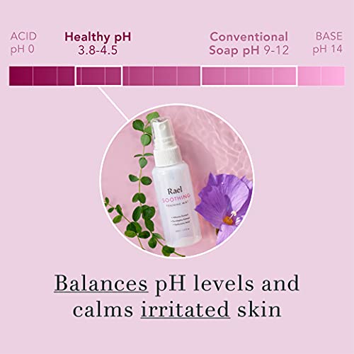 Rael Feminine Spray, Soothing Mist - pH Balance, Intimate Spray for Women, Unscented
