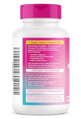 Pink Stork Black Cohosh Supplements for Women - Perimenopause & Menopause Support