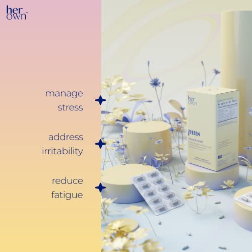 her own PMS, Supports PMS Symptoms, Promotes Positive Mood, Natural Hormone Balance