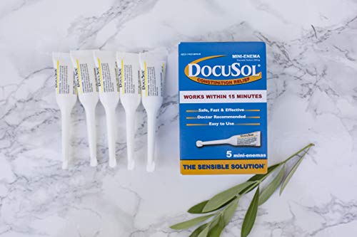 Docusol Docusate Sodium Mini Enema ml, Clear, 0.84 Fl Oz